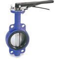 American Valve 7100W 5 5 in. Bronze Disc Buna Butterfly Wafer Valve 7100W 5&quot;